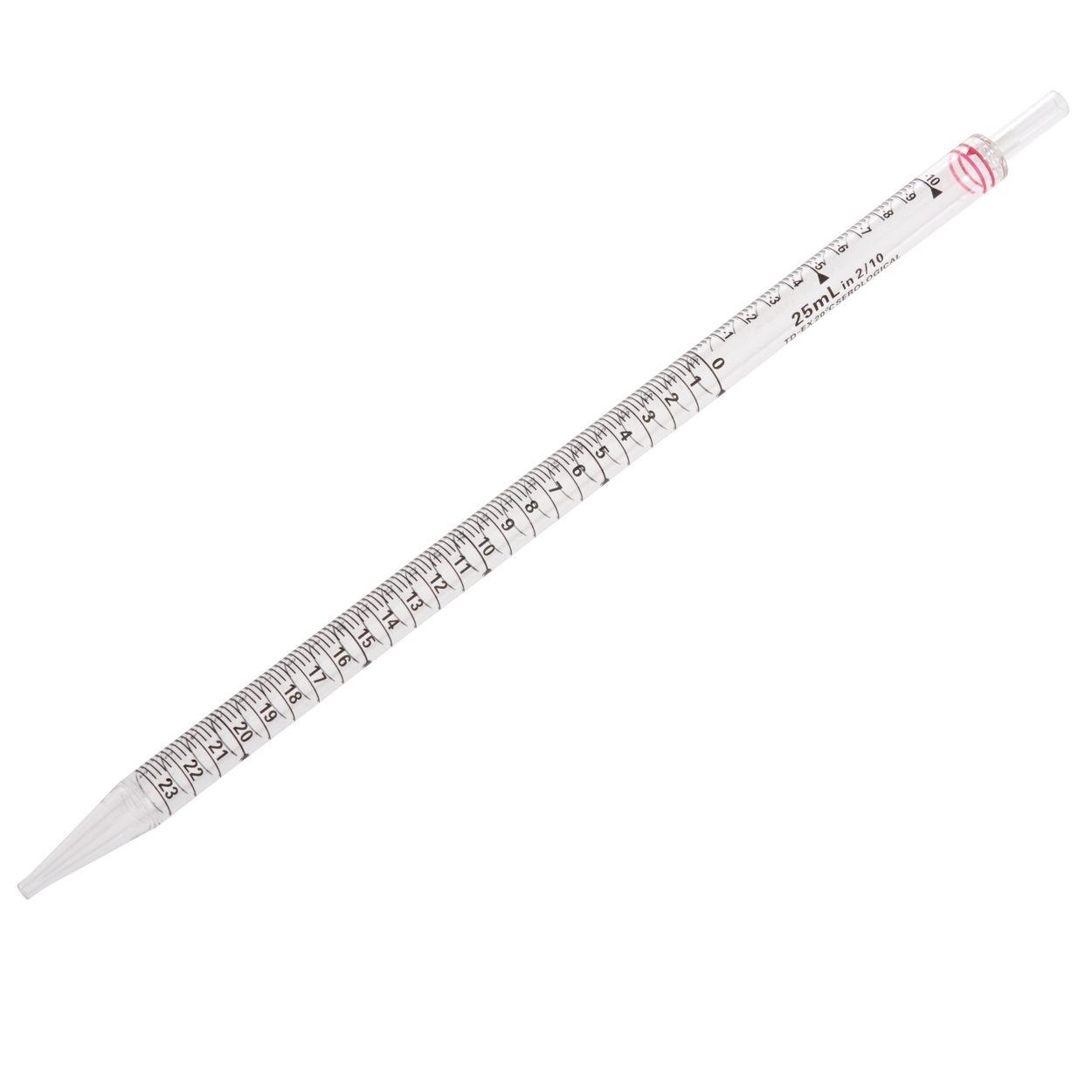 Picture of CultureStar 25mL Serological Pipet, Individually Wrapped, Paper/Plastic, Bag, Sterile - 4x50